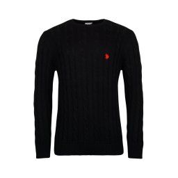 U.S. POLO ASSN. Pulover roșu / negru
