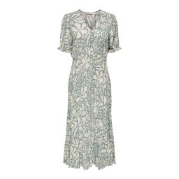 ONLY Rochie de vară 'ONLCHIANTI' crem / verde smarald