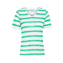 b.young Tricou 'BYSAKIA' verde / alb