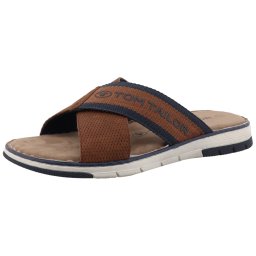TOM TAILOR Saboți albastru marin / maro