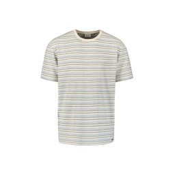 No Excess Tricou bej deschis / bej închis / albastru / alb natural