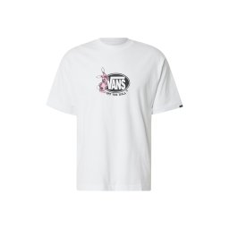 VANS Tricou 'FOLLOW' roz / negru / alb