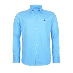 U.S. POLO ASSN. Cămașă albastru deschis