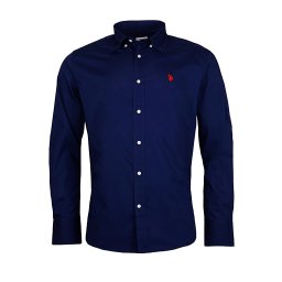 U.S. POLO ASSN. Cămașă albastru / roșu
