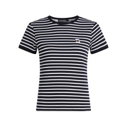 Karl Lagerfeld Tricou 'Ikon' negru / alb