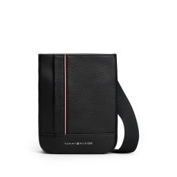 TOMMY HILFIGER Geantă de umăr roșu / negru / alb