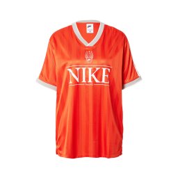 Nike Sportswear Tricou gri / portocaliu / portocaliu homar / alb
