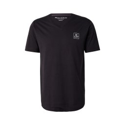 Marc O'Polo Tricou negru / alb