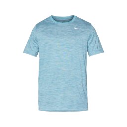 NIKE Tricou funcțional 'NEW VENEER' albastru deschis / alb