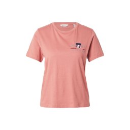 GANT Tricou bleumarin / corai / roșu / alb