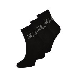 Karl Lagerfeld Șosete gri deschis / negru
