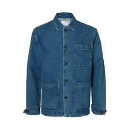 SELECTED Cămașă 'SLHJEREMY' albastru denim