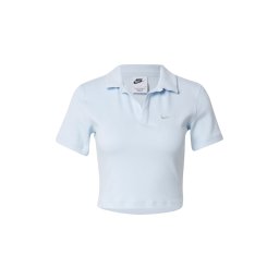 Nike Sportswear Tricou 'ESSNTL' albastru pastel / alb