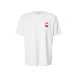 FILA Tricou funcțional 'LENNIK' roșu / alb murdar