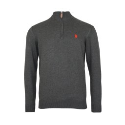 U.S. POLO ASSN. Pulover gri metalic