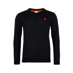 U.S. POLO ASSN. Pulover roșu / negru