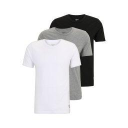 Reebok Tricou 'SANTO' gri / negru / alb