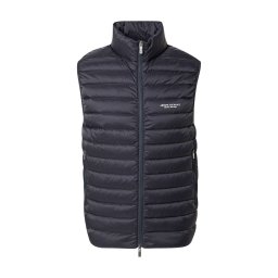 ARMANI EXCHANGE Vestă bleumarin / alb