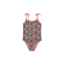WE Fashion Costum de baie întreg crem / verde / roz
