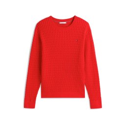 Tommy Hilfiger Curve Pulover roșu