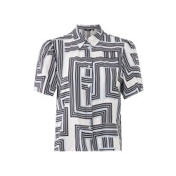 MEXX Bluză albastru regal / negru / alb