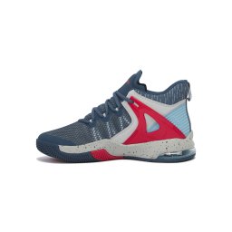 AND1 Sneaker înalt 'Turnaround' bleumarin / albastru deschis / gri deschis / roșu