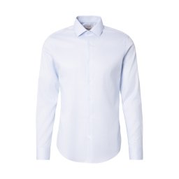 Calvin Klein Cămașă albastru deschis / alb