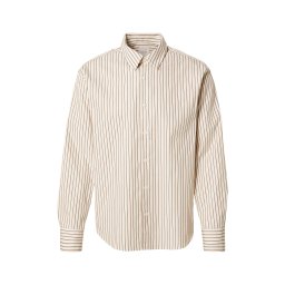 Calvin Klein Cămașă bej deschis / maro deschis / maro închis
