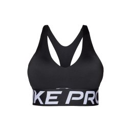 NIKE Sutien sport 'NP SCULPT' negru / alb