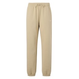 Nike Sportswear Pantaloni 'Phoenix Fleece' maro cappuccino / alb