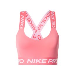 NIKE Sutien sport portocaliu somon / alb