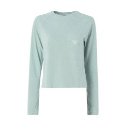 COLUMBIA Tricou funcțional 'PFG Uncharted' verde mentă / alb