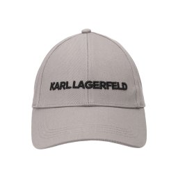 Karl Lagerfeld Șapcă 'ESSENTIAL' gri / negru