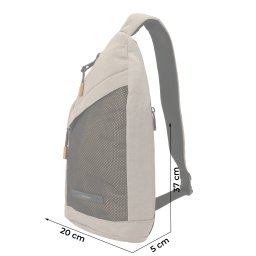 Calvin Klein Geantă de umăr gri taupe / negru