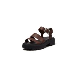 TIMBERLAND Sandale cu baretă maro închis