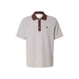 Calvin Klein Tricou maro / alb murdar