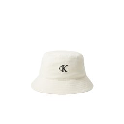 Calvin Klein Jeans Pălărie 'CK Monogram Embroidery' negru / alb