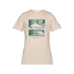 COLUMBIA Tricou funcțional nisipiu / verde