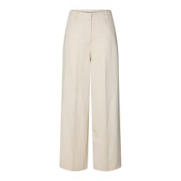 SELECTED Pantaloni cu dungă 'SLFMARGO-TARA' bej