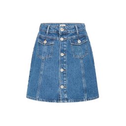 ICHI Fustă 'IHPAMILA' albastru denim