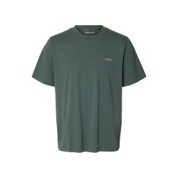 SELECTED Tricou 'SLHAUBREY' verde pin