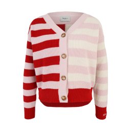 Pepe Jeans Geacă tricotată 'Kimma' rosé / roșu / alb natural