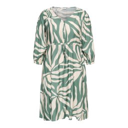 ONLY Carmakoma Rochie 'CarCamille' bej deschis / verde