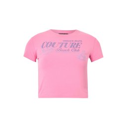 Versace Jeans Couture Tricou azuriu / mov lavandă / roz pal