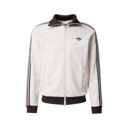 ADIDAS ORIGINALS Hanorac 'Classic' maro închis / alb murdar