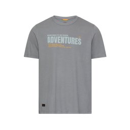CAMEL ACTIVE Tricou galben auriu / gri / gri bazalt
