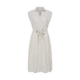 ICHI Rochie tip bluză 'IHLINNO' maro deschis / verde petrol