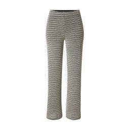 EDITED Pantaloni 'Finn' negru / alb
