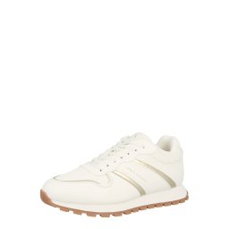ARMANI EXCHANGE Sneaker low auriu / alb murdar