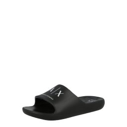 ARMANI EXCHANGE Saboți negru / alb